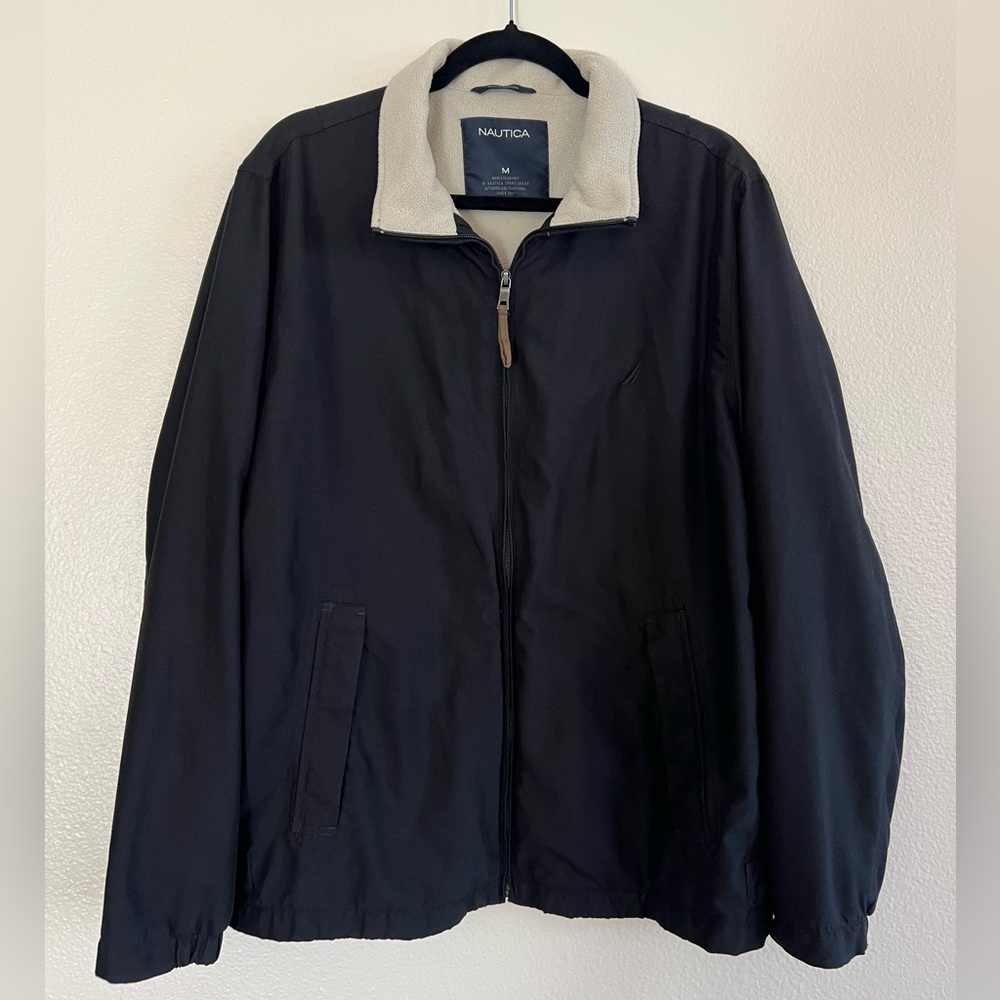 Nautica Men's Black/Cream Lightweight Jacket